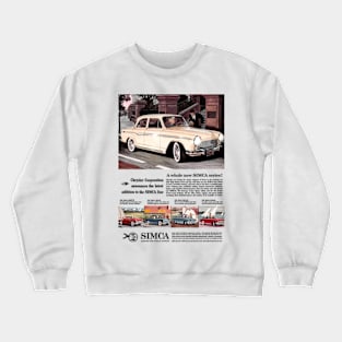 1959 SIMCA ELYSEE - advert Crewneck Sweatshirt